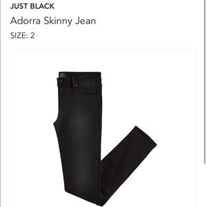 Just Black Adorra Skinny Jean, Size 2